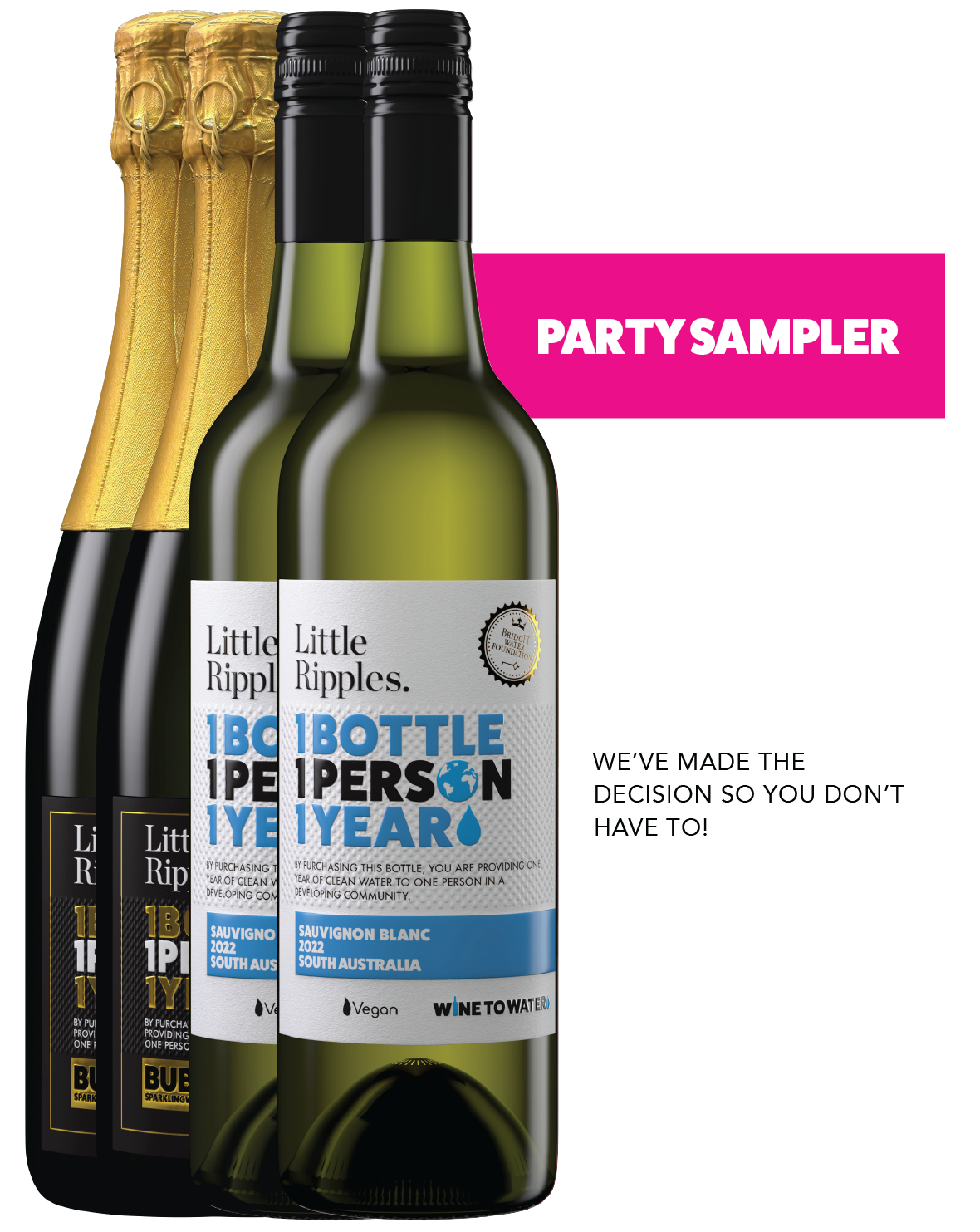 PARTY SAMPLER CLUB - 4 PACK - NEW