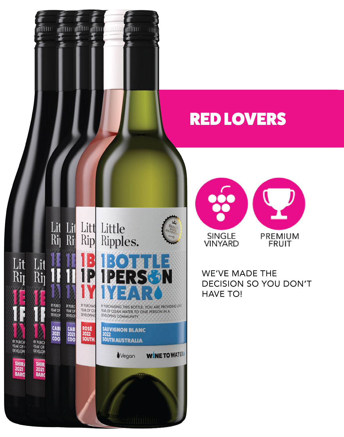 RED LOVERS CLUB - 6 PACK - NEW