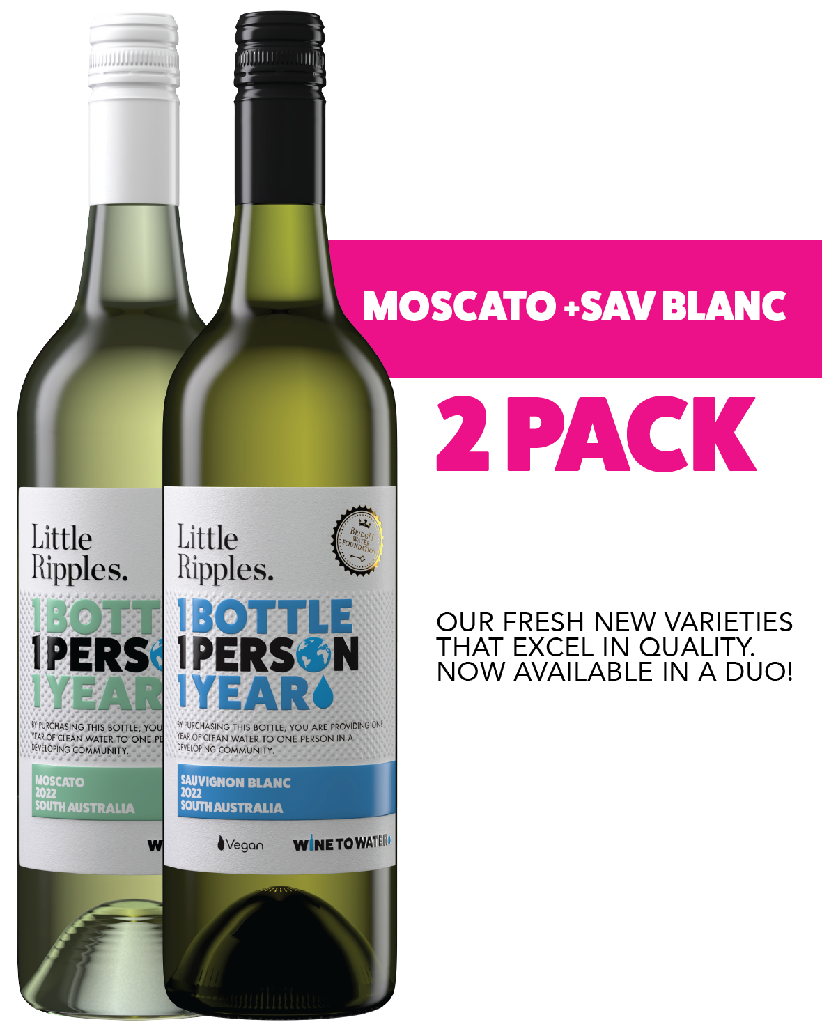 Moscato & Sauv Blanc - 2 Pack