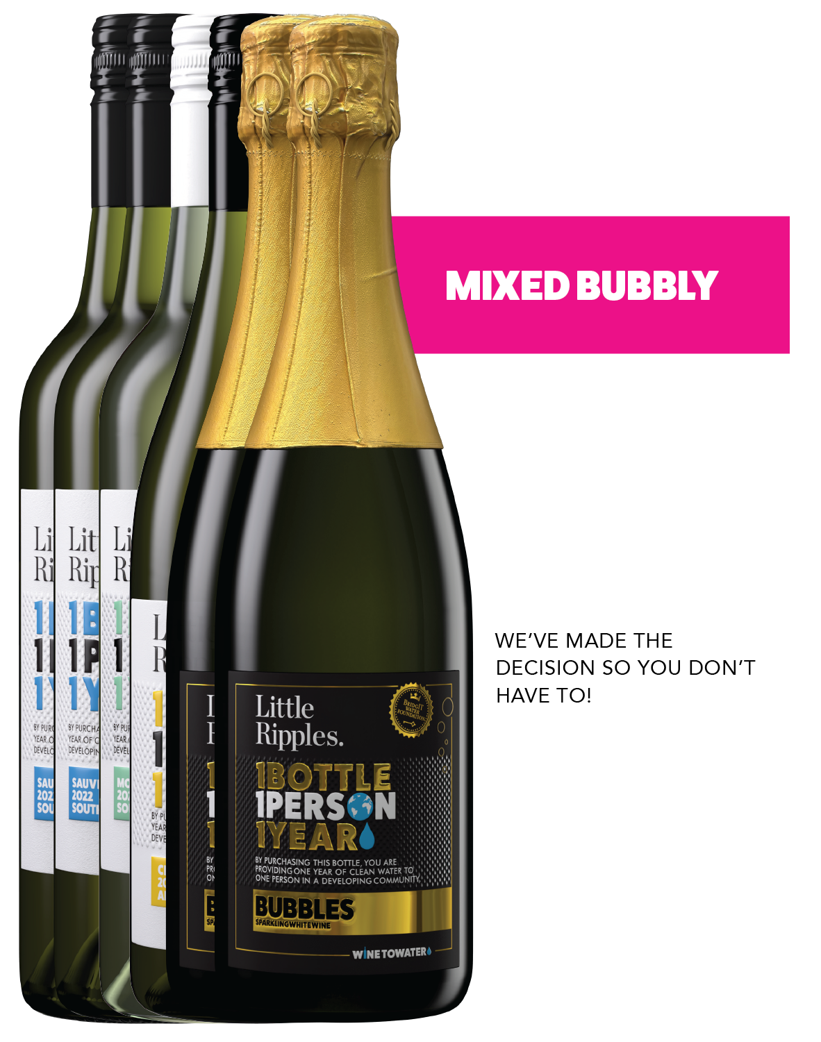 Mixed Bubbly - 6 Pack