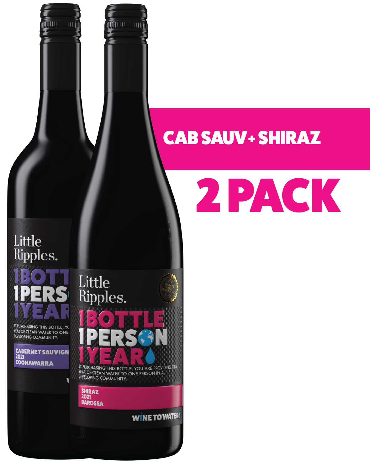 Shiraz & Cab Sav - 2 Pack