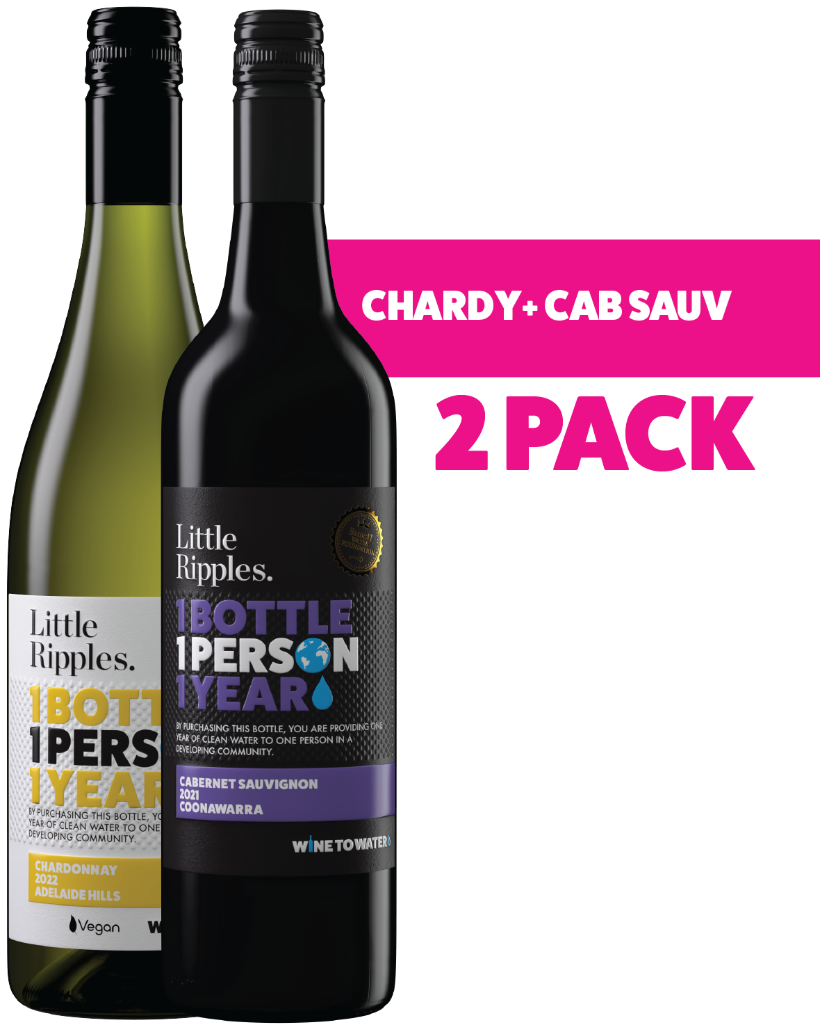 Chardy & Cab Sav - 2 Pack