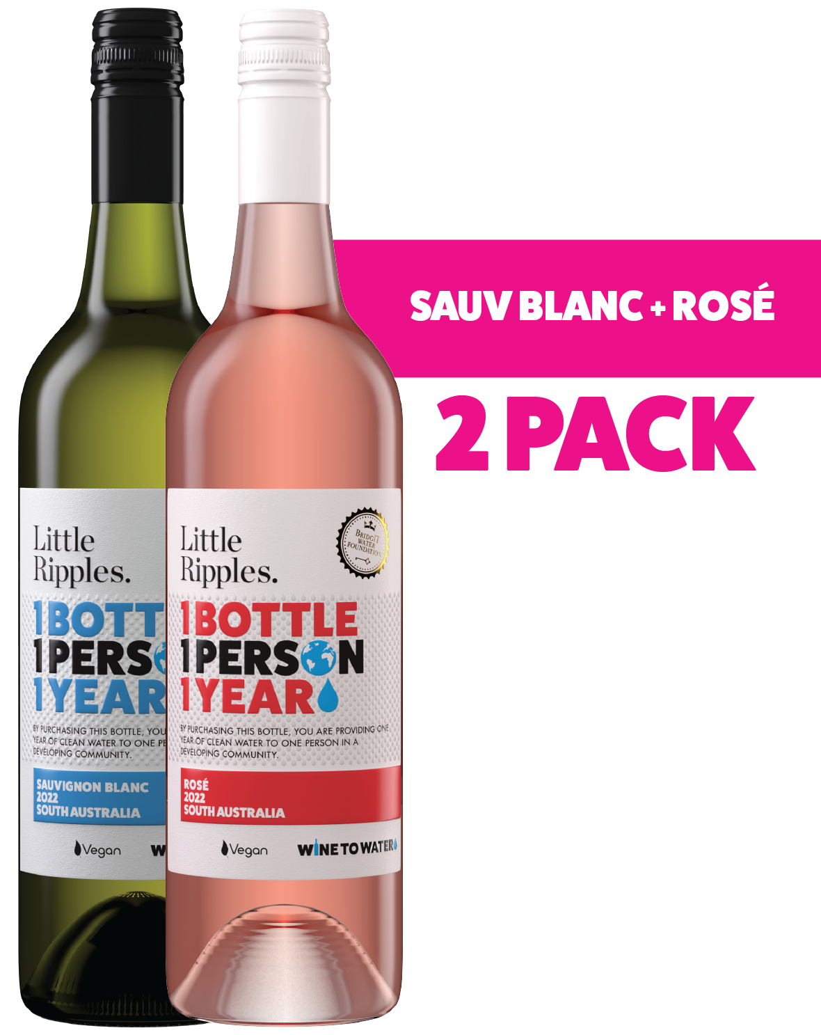 Sauv Blanc & Rosé - 2 Pack