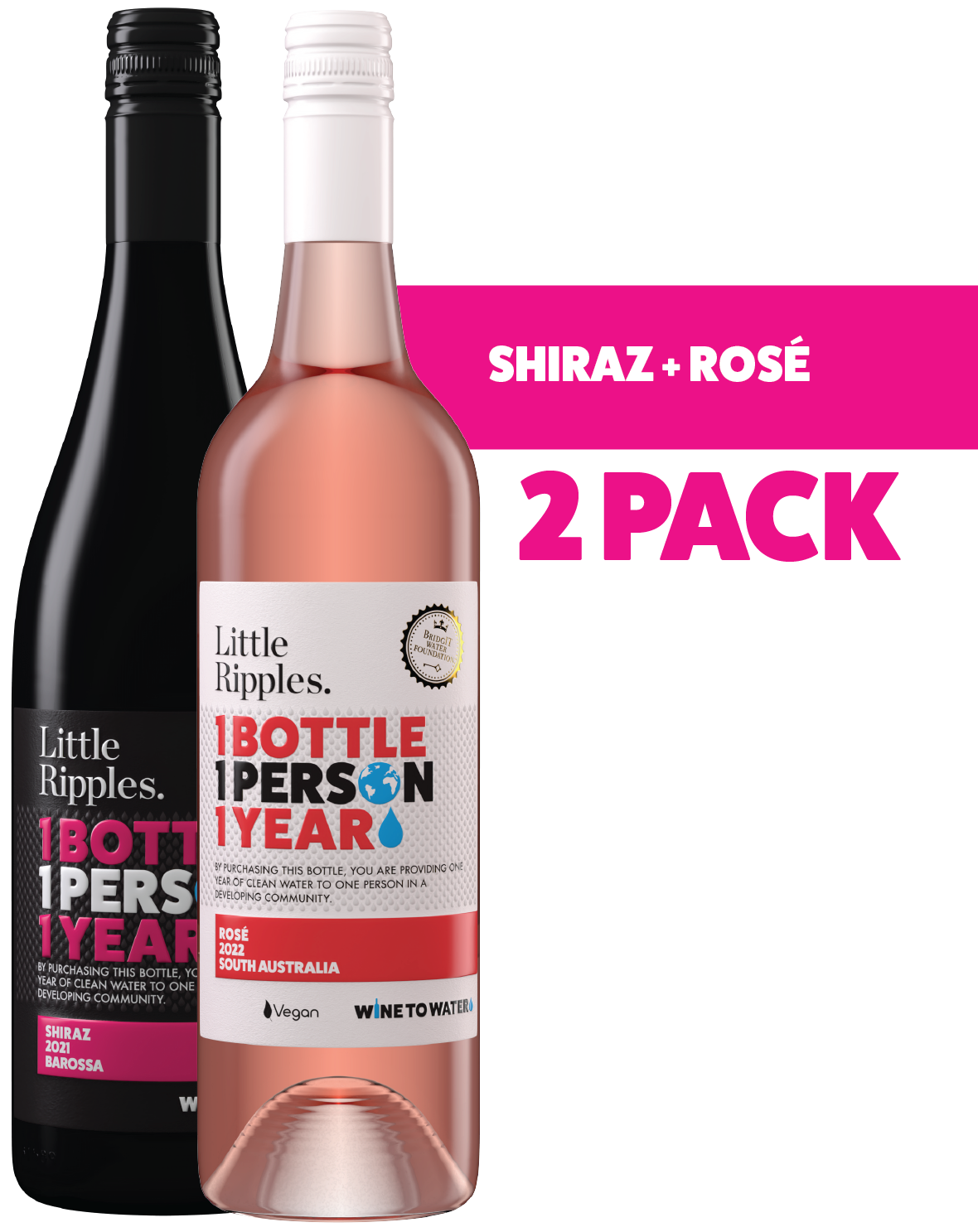 Shiraz & Rosé - 2 Pack